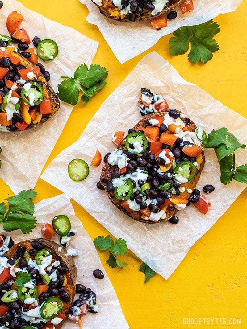 Chipotle Black Beans and Lime Crema