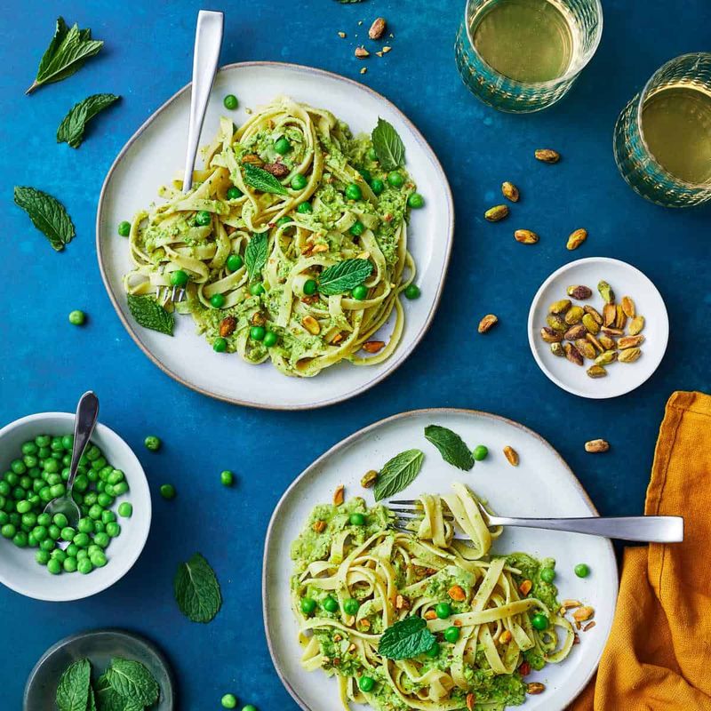 Mint Pesto Pasta