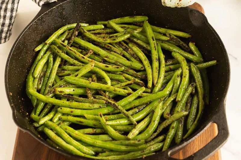 Charred Green Beans