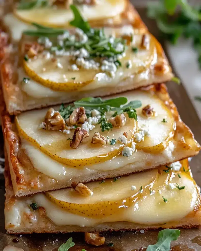Pear and Blue Cheese Flatbread