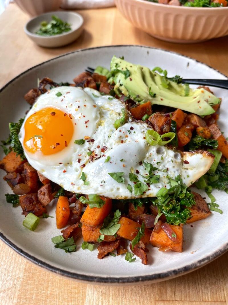 Sweet Potato and Black Bean Hash