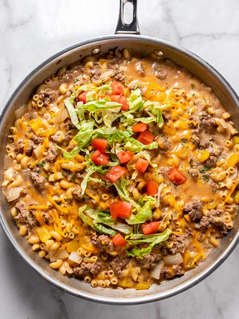 Cheeseburger Pasta