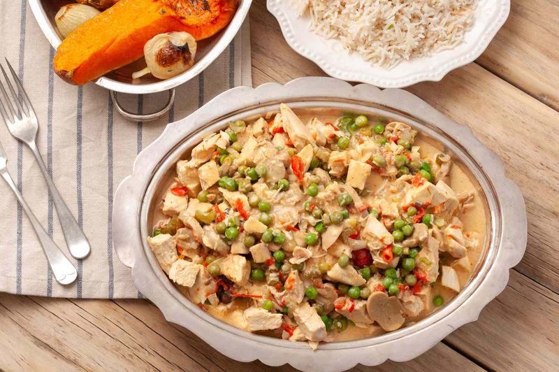 Slow-Cooked Chicken a la King