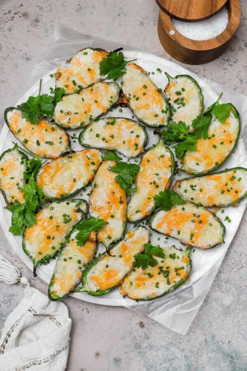 Cream Cheese-Stuffed Chillies