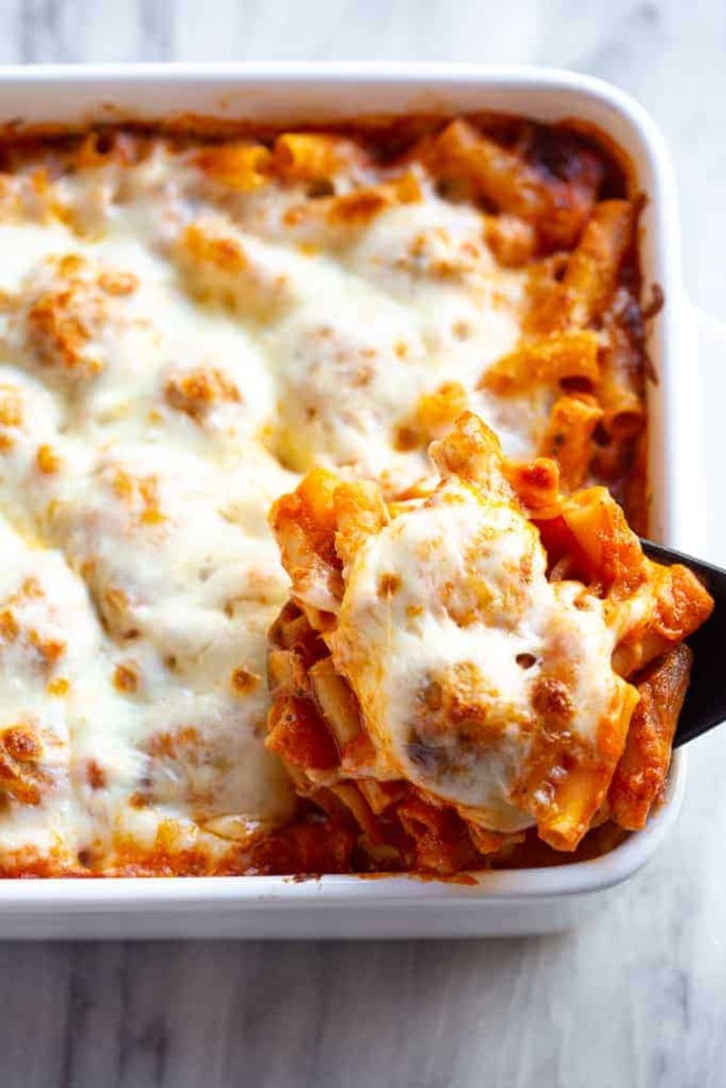 Baked Meatballs with Jarred Marinara