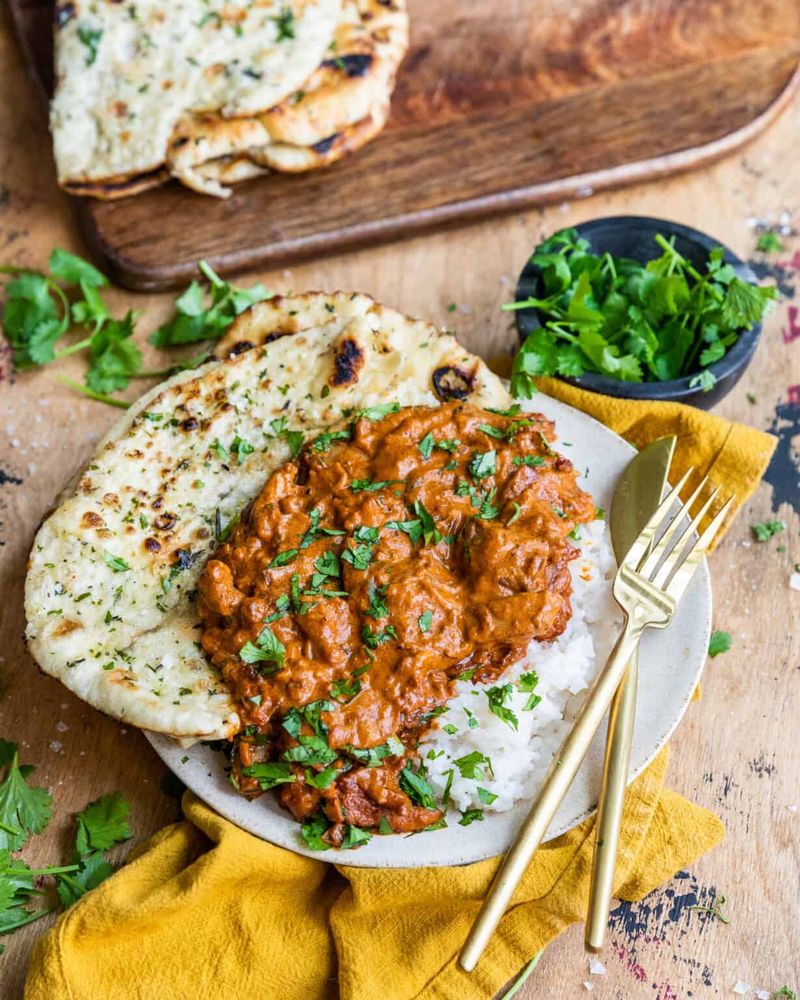 Butter Chicken with Naan