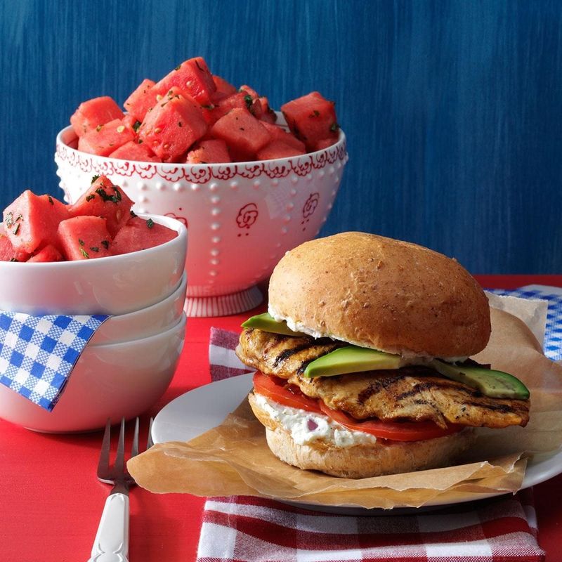 Cilantro Lime Grilled Chicken Sandwich