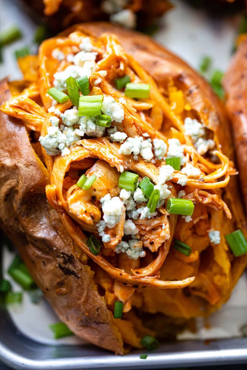 Buffalo Chicken and Blue Cheese Crumbles