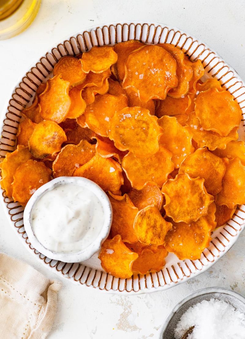 Baked Sweet Potato Chips