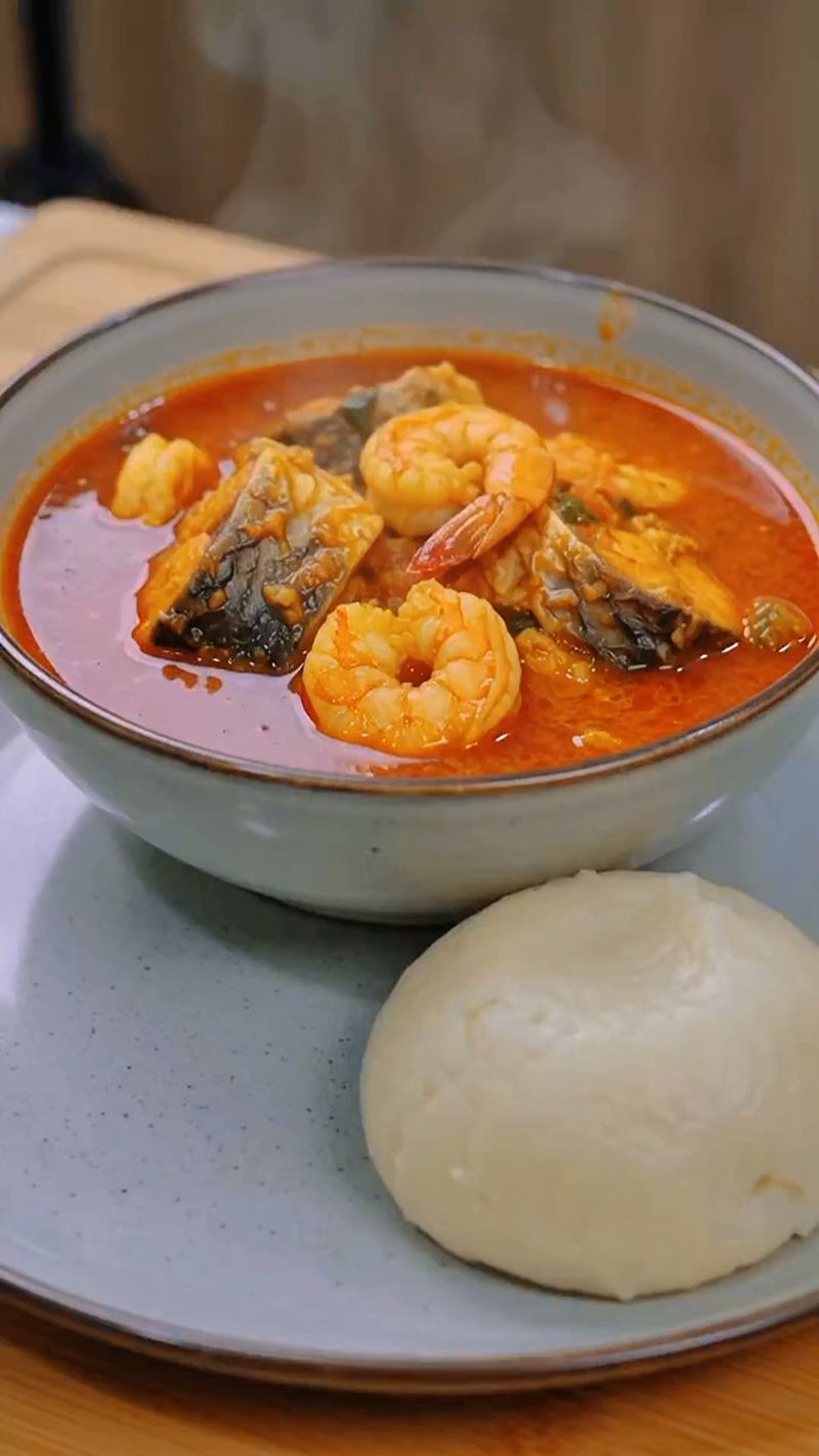 Fufu and Pepper Soup - Nigeria