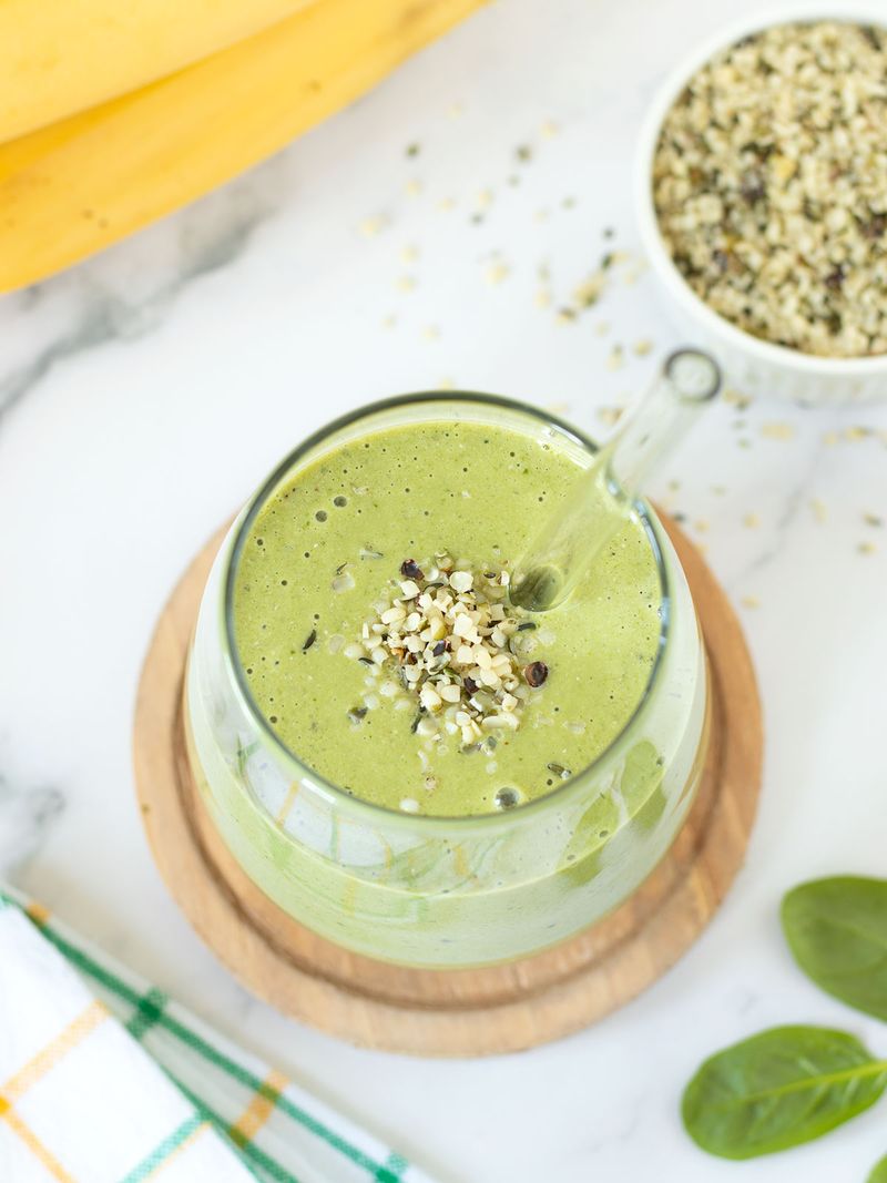 Smoothies Paired With Protein Powder or Hemp Seeds