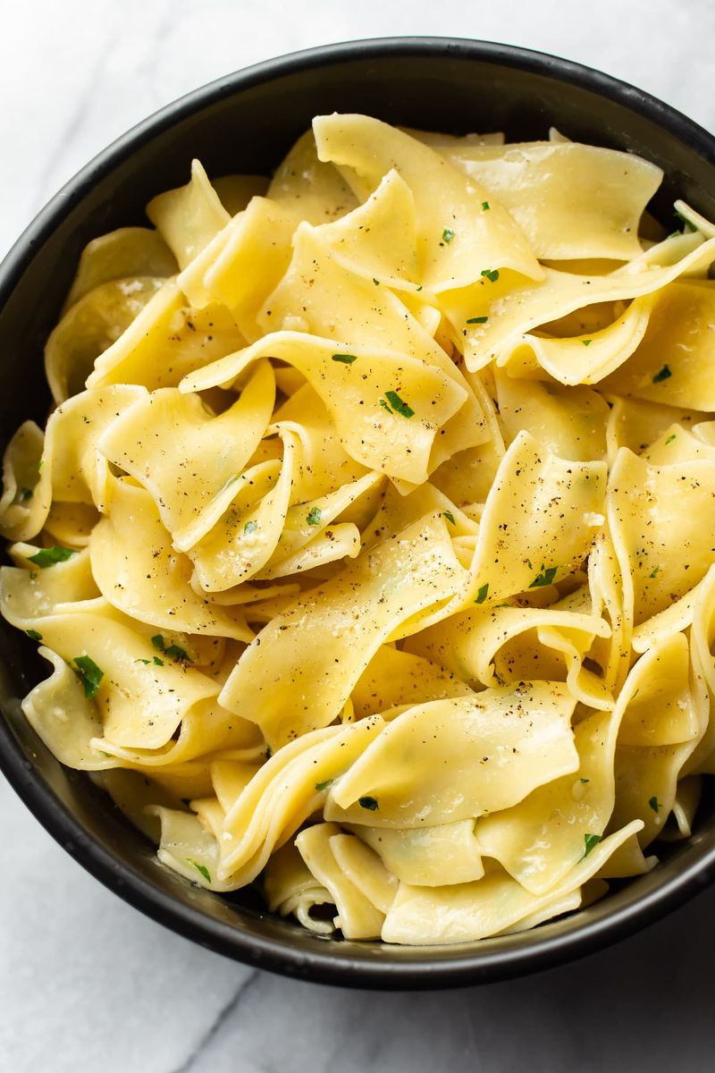 Hot Sauce Butter Noodles