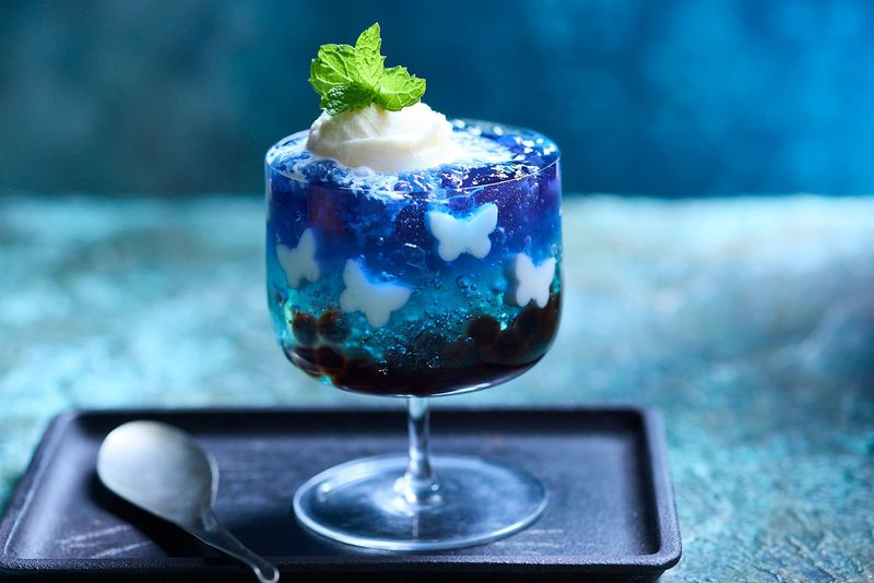 Elsa's Icy Blue Dessert Trifle from Frozen