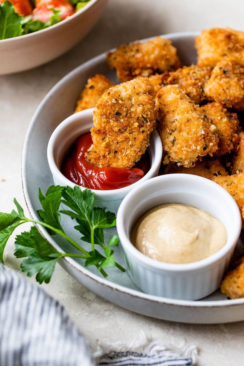 Chicken Nuggets with Dipping Sauces