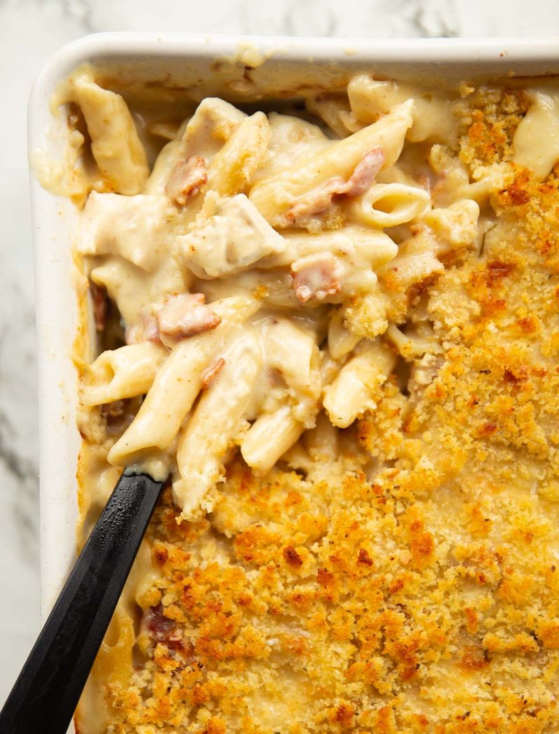 Chicken and Bacon Pasta Bake