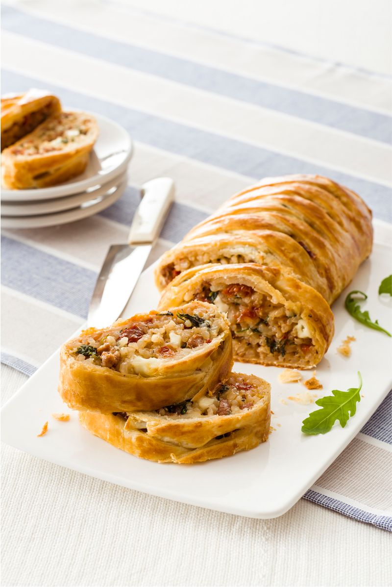 Italian Rotolo di Salsiccia