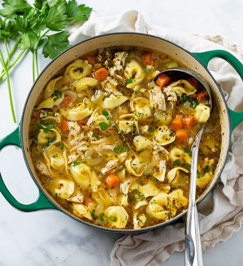 Chicken Tortellini Soup