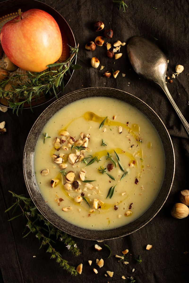 Celery Root and Apple Soup