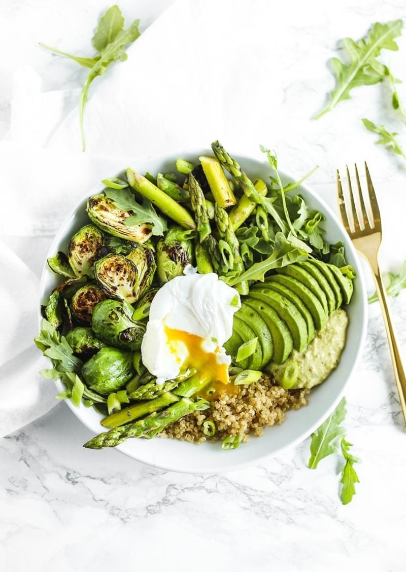 Grain Bowl with Soft Boiled Egg