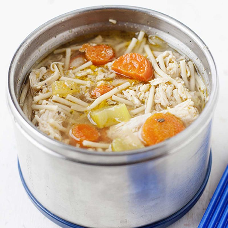 Thermos of Canned Soup