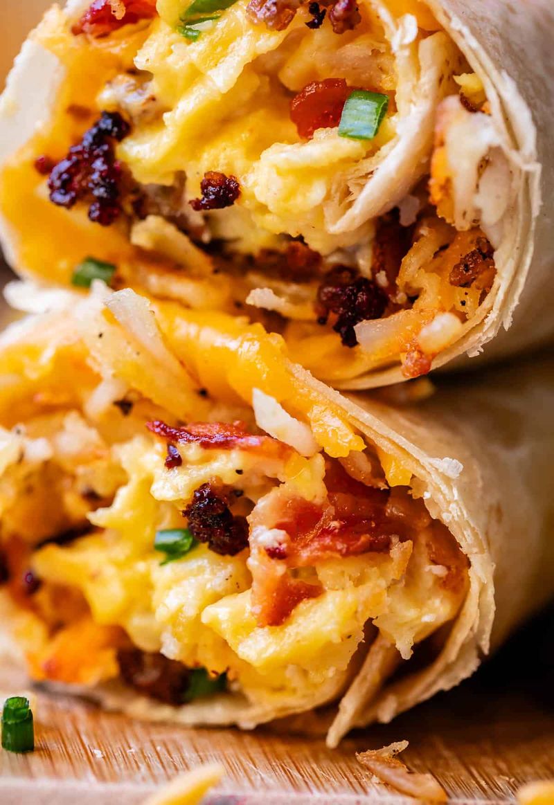 Pork Fried Breakfast Wrap