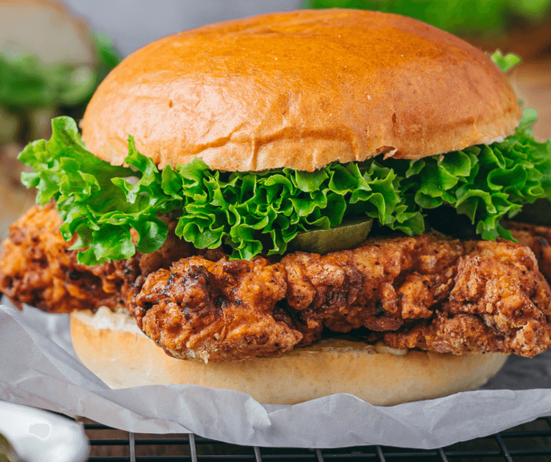 Buttermilk-Marinated Fried Chicken Sandwich