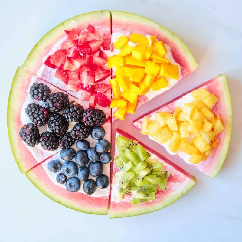 Watermelon Pizza Slices