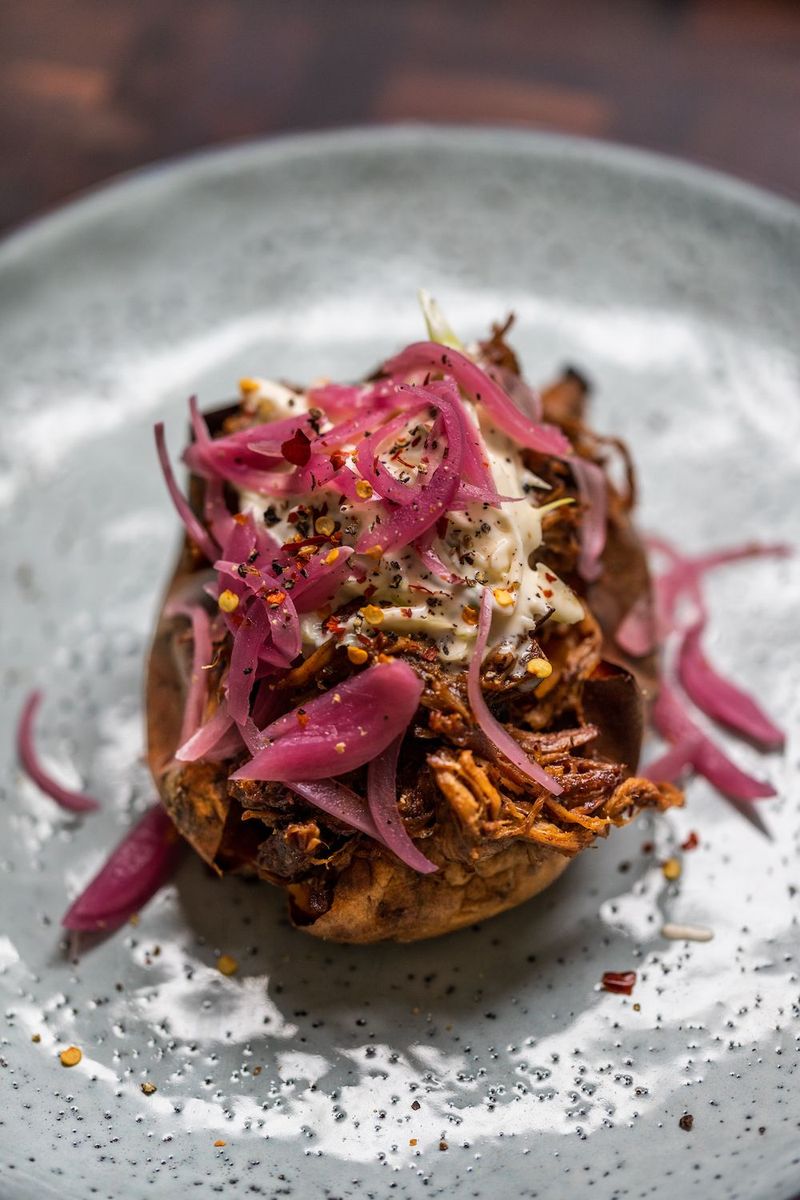 Pulled Pork and Pickled Red Onions