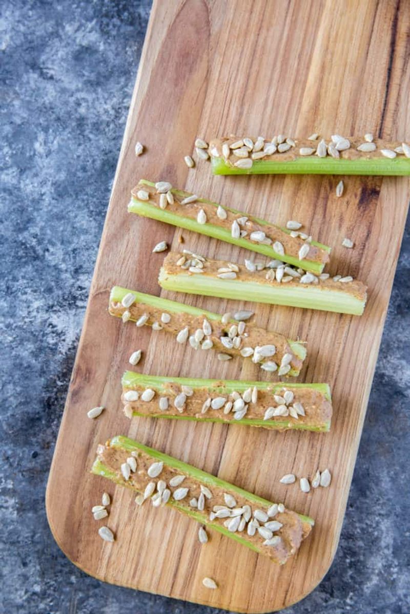 Sunflower Seed Butter with Celery