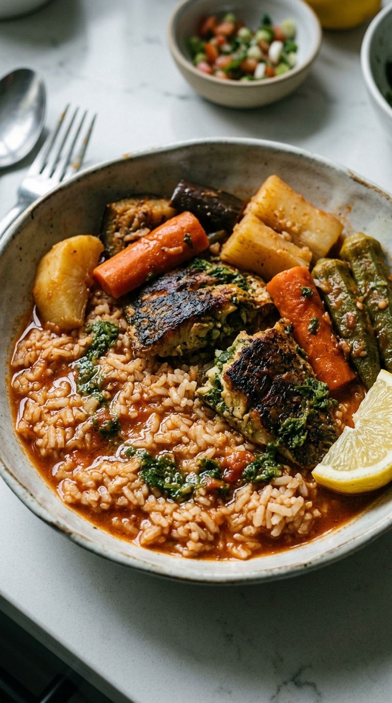 Senegalese Thiebou Yapp Legumes (Boiled Vegetable and Meat Stew)
