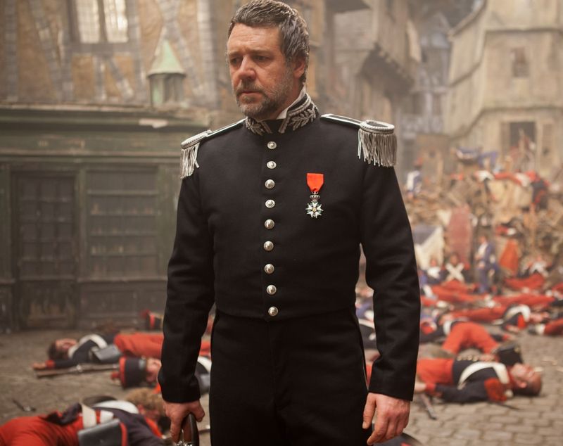 Russell Crowe as Javert in Les Miserables (2012)