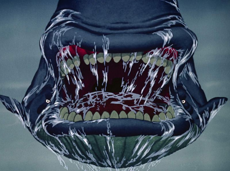 Pinocchio Gets Swallowed by Monstro