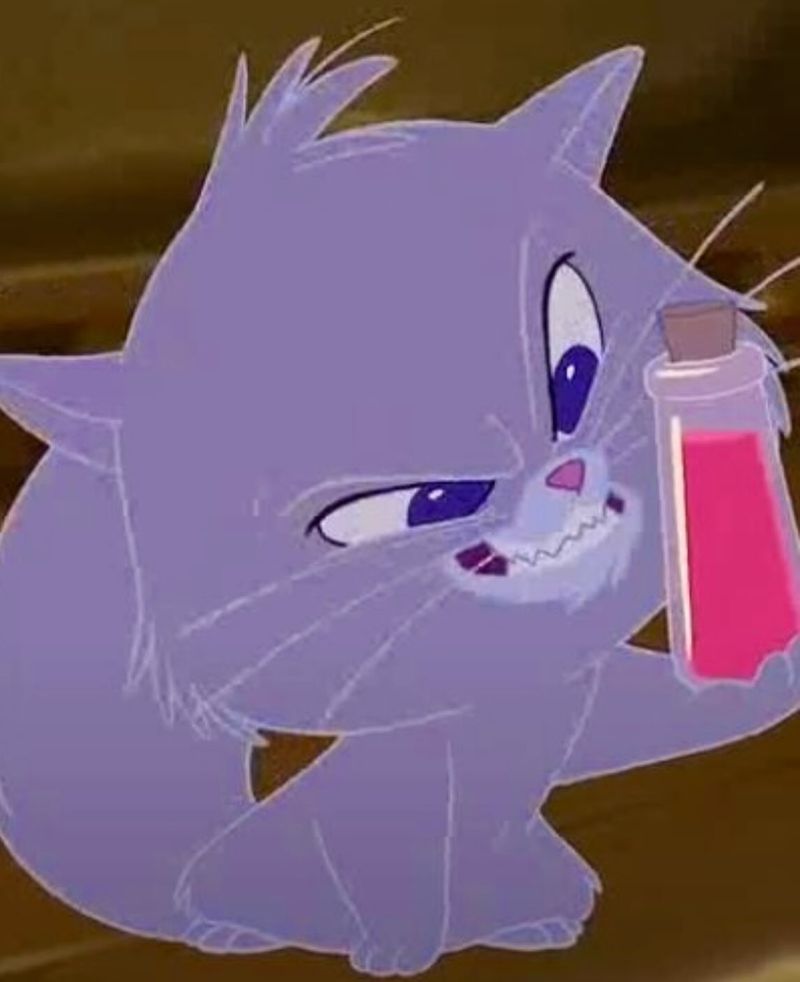 Yzma Turning Into a Kitten in The Emperor's New Groove