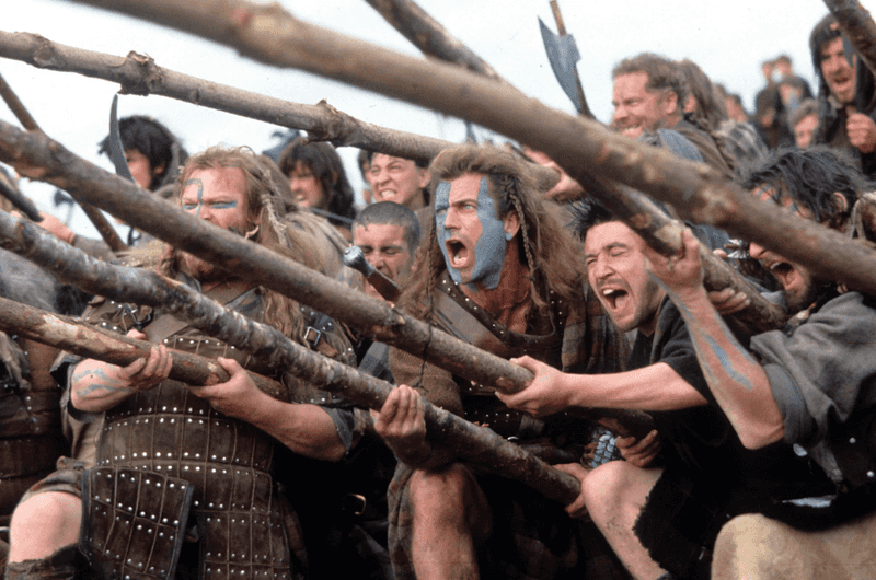 The Repeated Background Extras in Braveheart