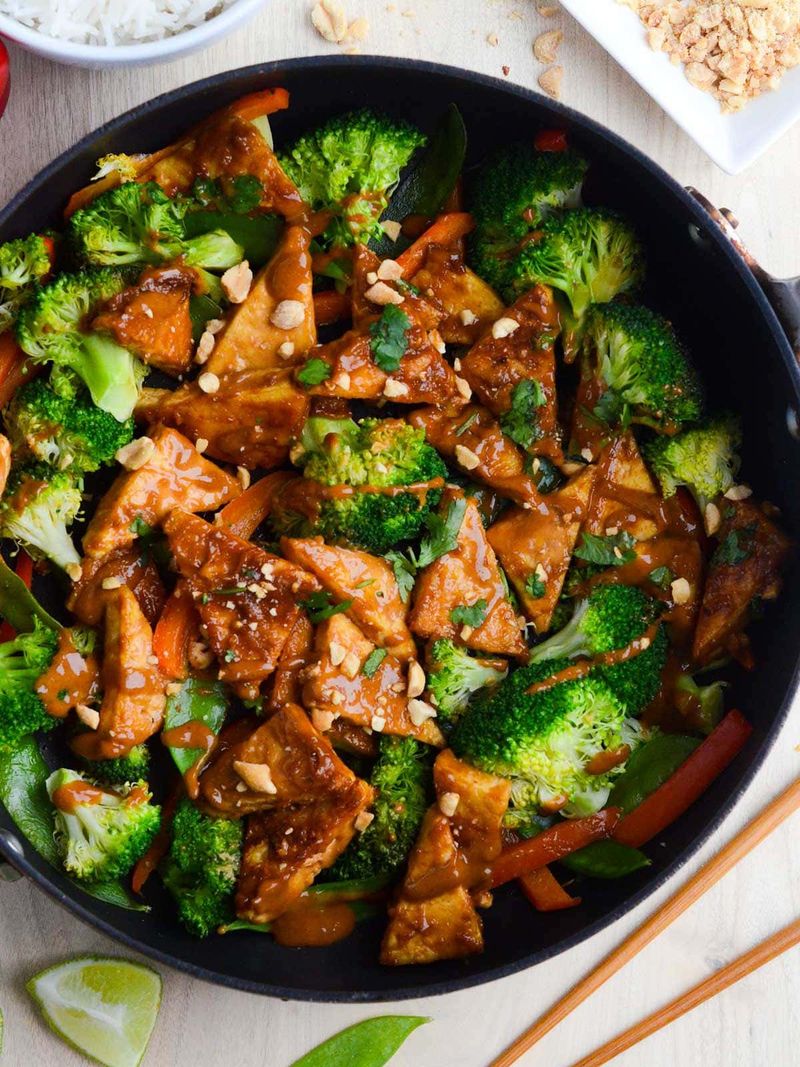 Peanut Tofu Stir-Fry