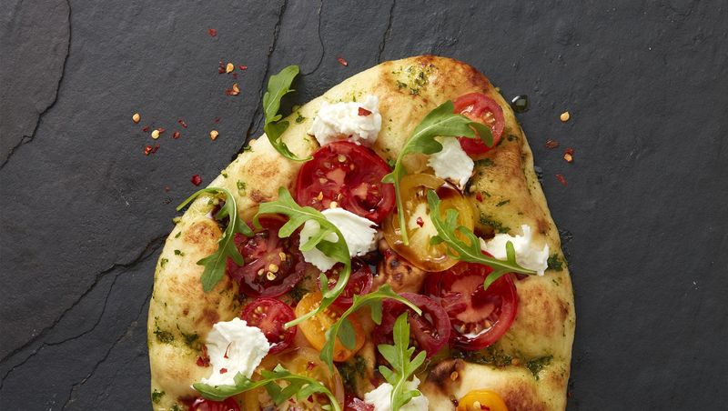 Naan Bread with Toppings