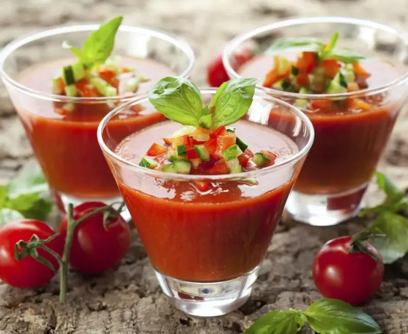Tomato Gazpacho Shooters