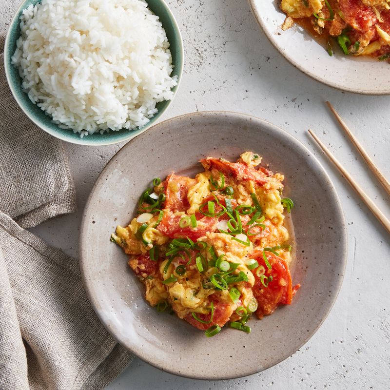 Tomato and Egg Scramble