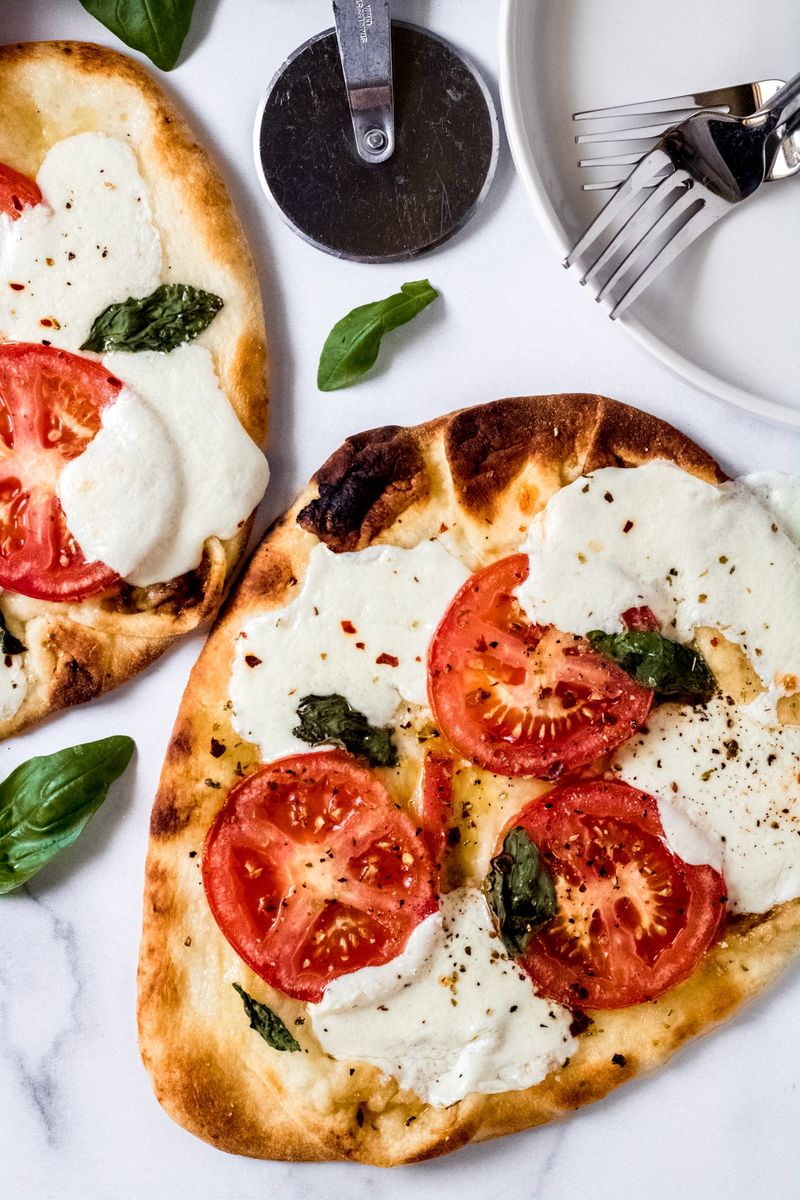 Tomato Flatbread Pizza