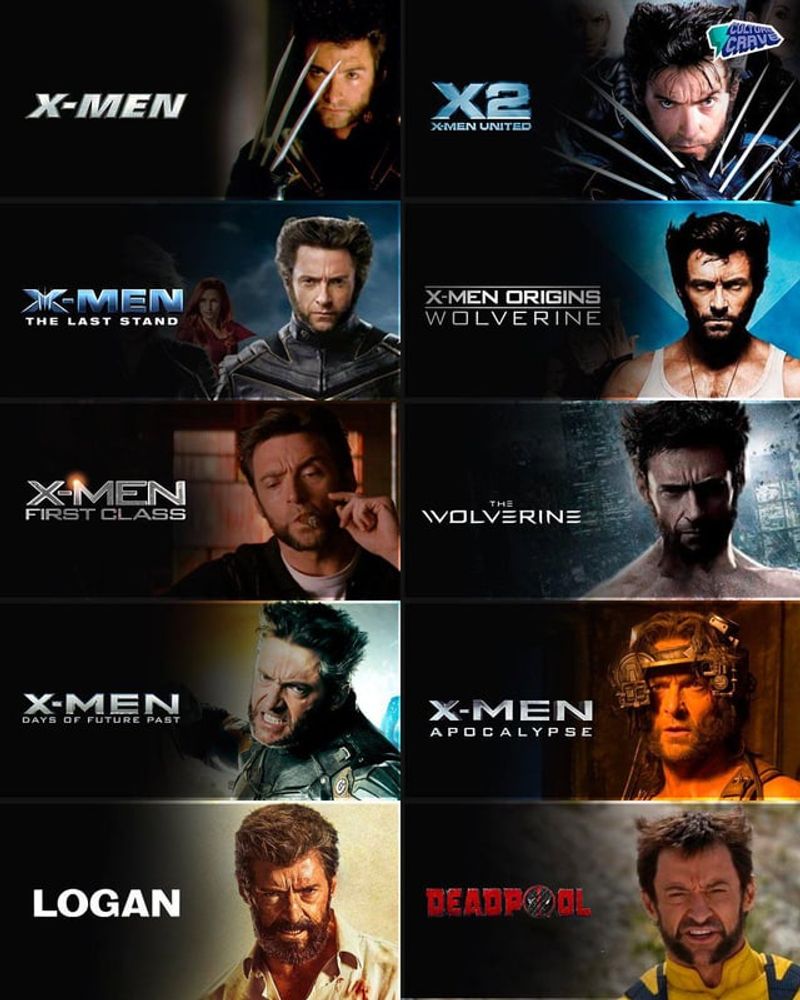 Hugh Jackman as Wolverine (X-Men)