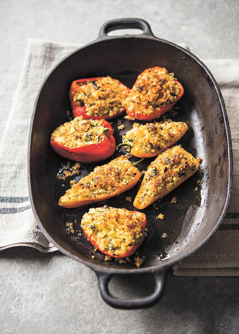 Stuffed Peppers Pressed Flat