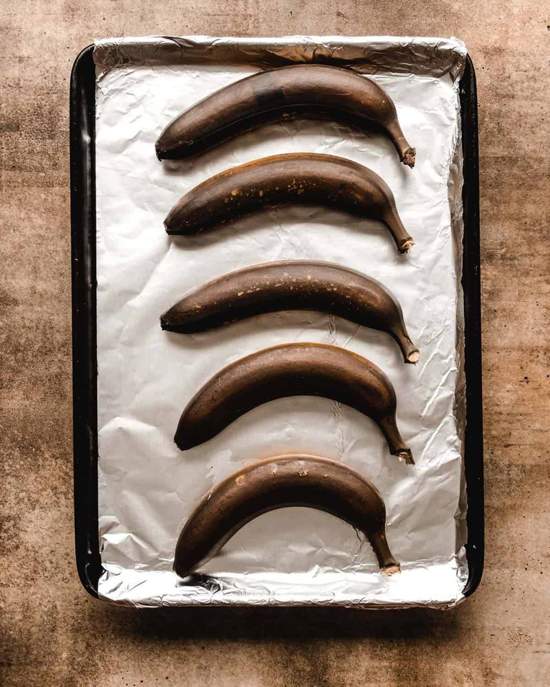 Ripening Bananas in the Oven for Baking