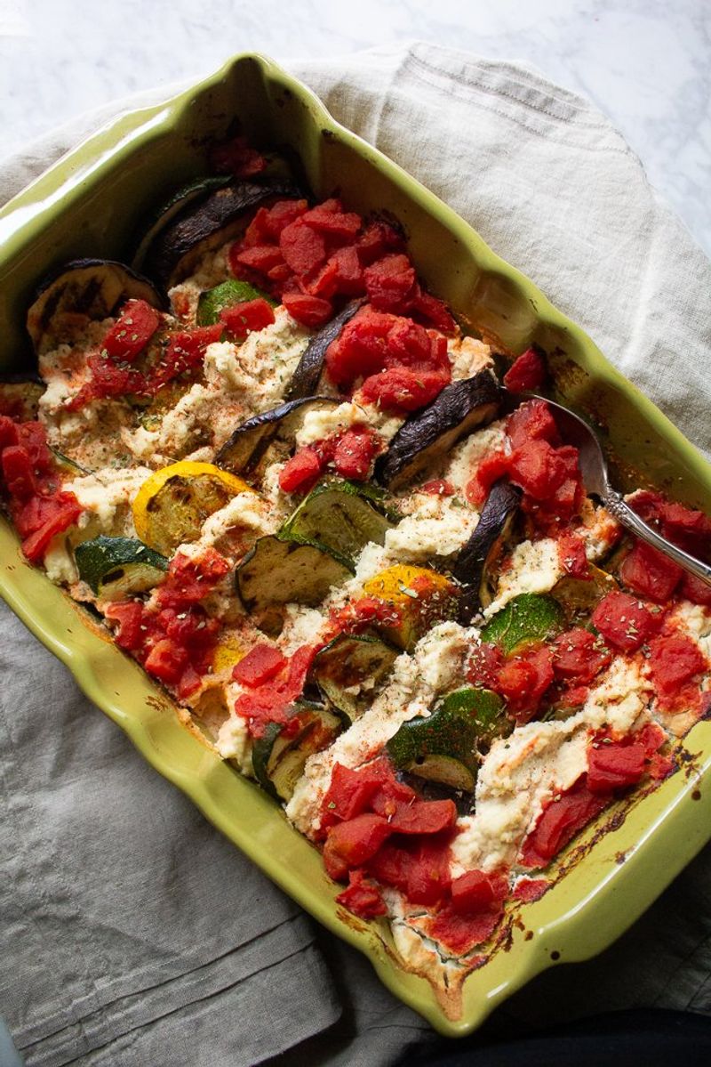 Zucchini Lasagna with Almond Ricotta