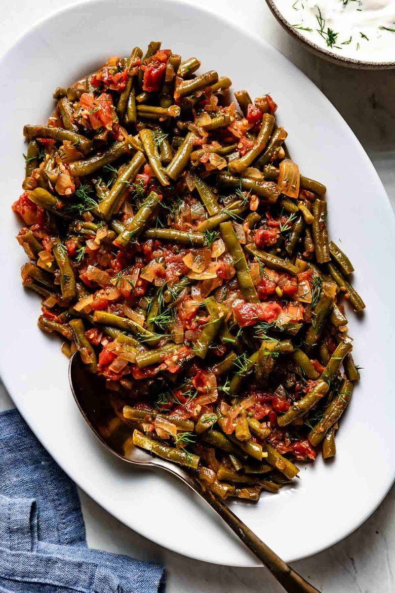 Turkish Zeytinyagli Taze Fasulye (Olive Oil Green Beans)