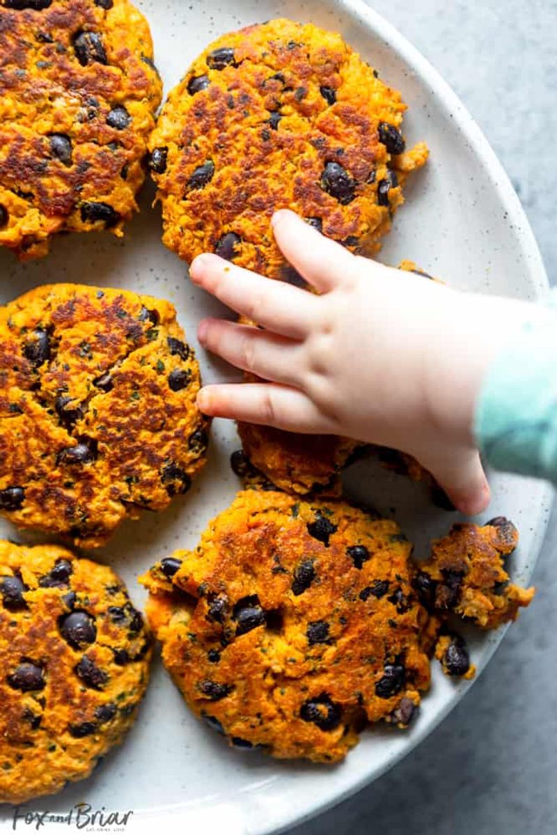 Sweet Potato and Black Bean Bites