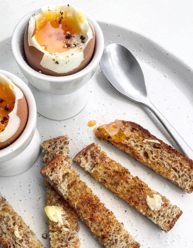 Soft-Boiled Eggs with Soldiers