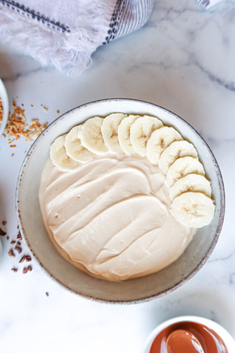 Bananas Paired With Greek Yogurt