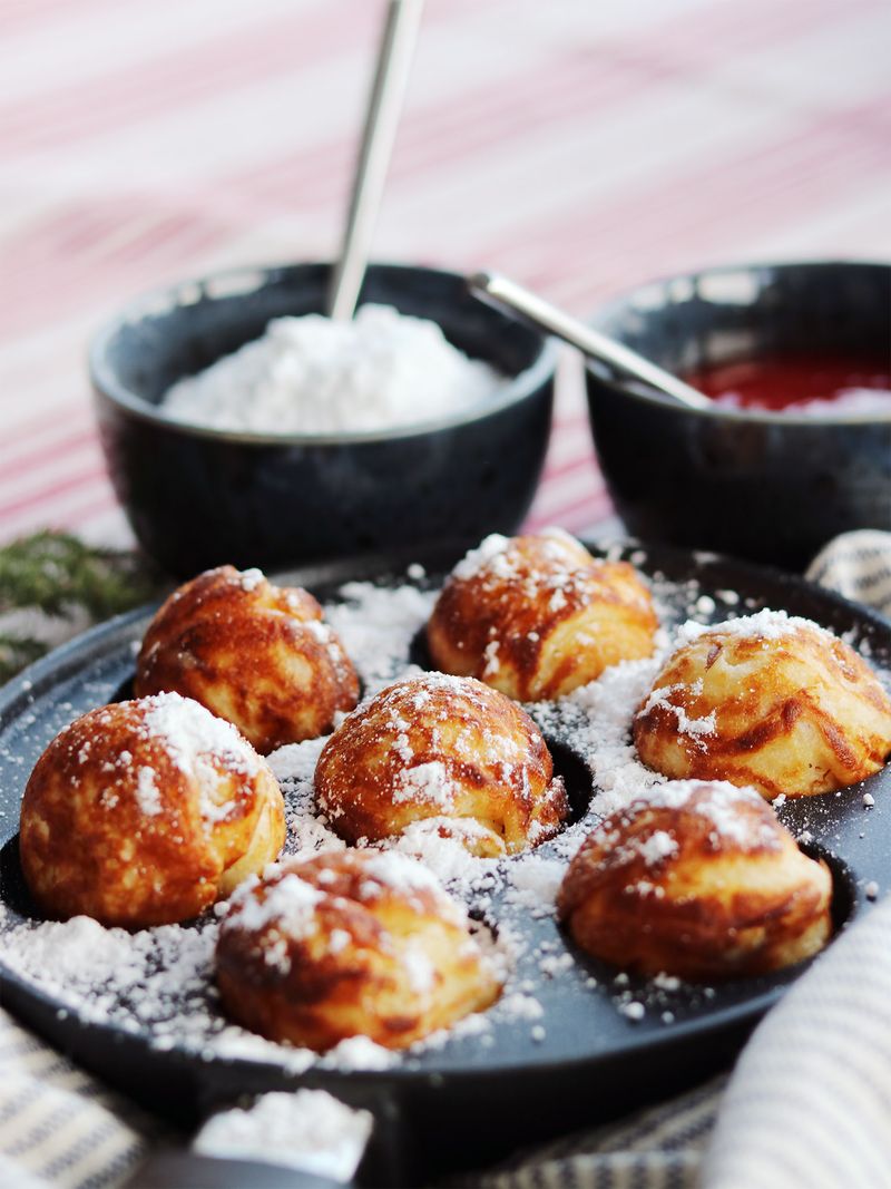 Æbleskiver (Danish Pancake Balls)
