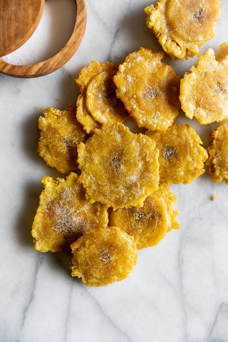 Tostones (Twice-Fried Green Plantains)