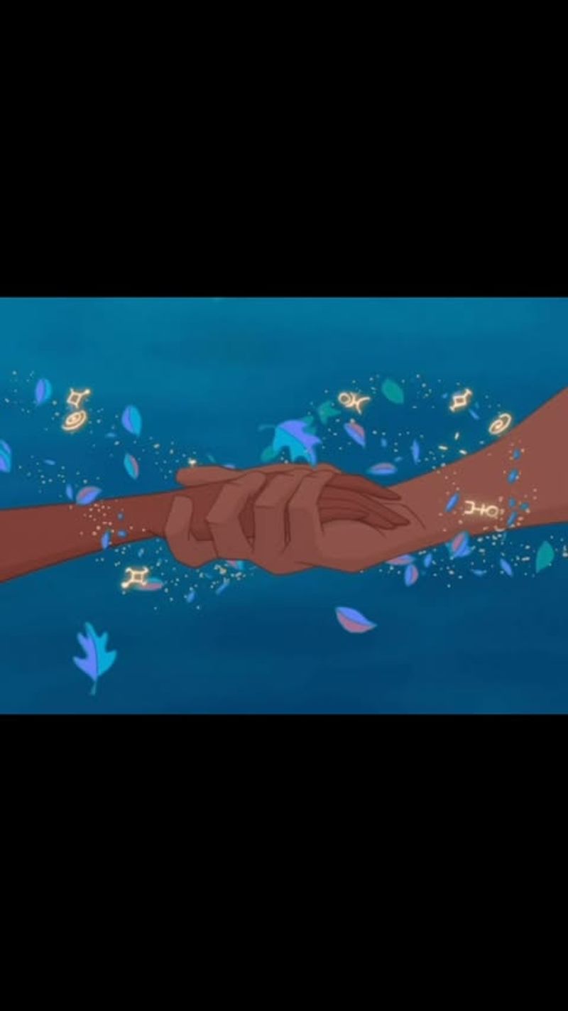 Pocahontas Teaching John Smith Her Language